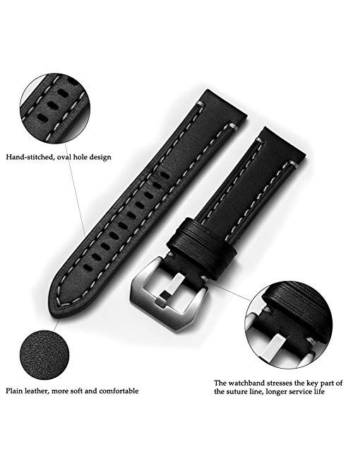 Quick Release Watch Bands18mm 20mm 22mm 24mm Genuine Leather Watch Strap Band