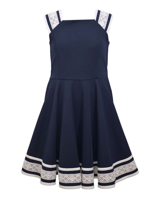 Bonnie Jean Little Girls Textured Knit Skater Dress