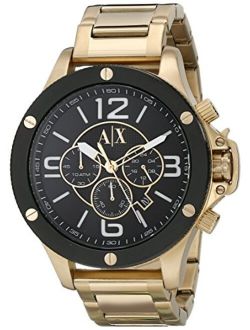 Men's AX1511 Gold Watch