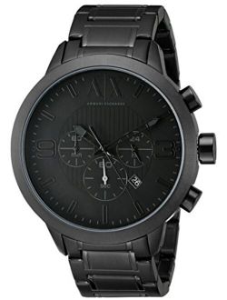 AX ARMANI EXCHANGE Men's AX1277 Black Watch
