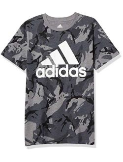 Boys' Short Sleeve Cotton Jersey Logo T-Shirt Tee