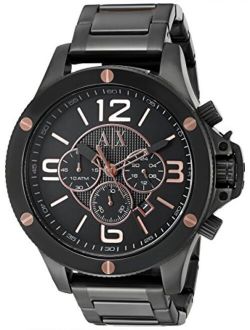 Mens Black Wellworn Watch