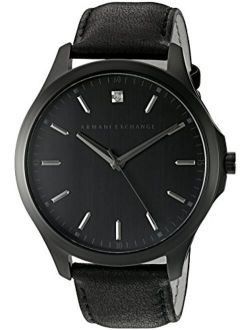 Men's AX2171 Black Leather Watch