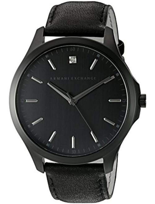 Armani Exchange Men's AX2171 Black Leather Watch