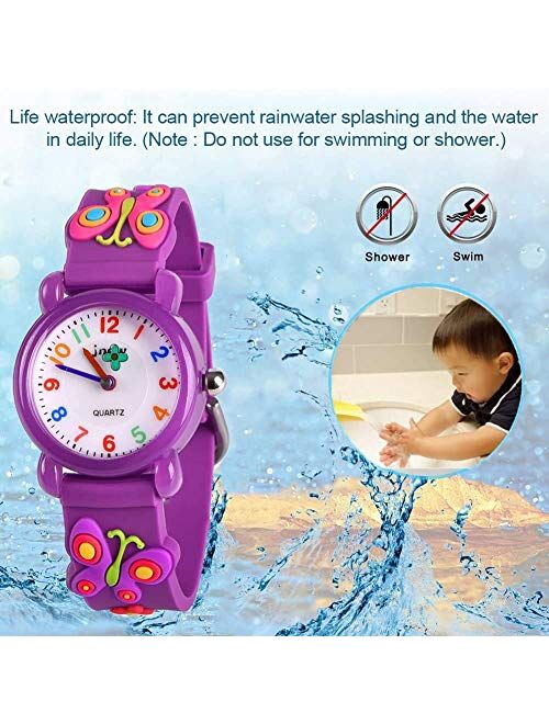ATIMO 3D Cartoon Waterproof Watches for Girls and Boys - Gifts for Kids