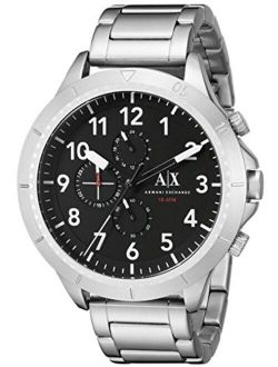 Men's AX1750 Silver Watch