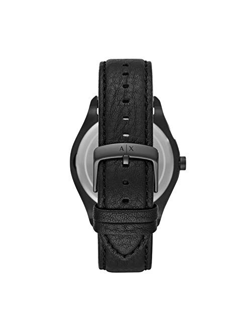 Armani Exchange Men's Three-Hand Black-Tone Stainless Steel Watch AX2805
