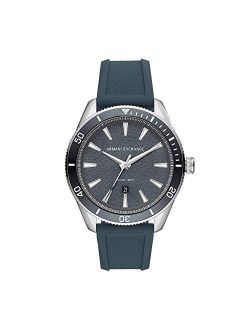 Men's Three-Hand Date Stainless Steel Watch AX1835