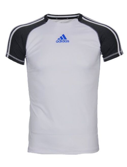 adidas Big Boys Athletic Performance Climalite 3-Stripe Short Sleeve T-Shirt
