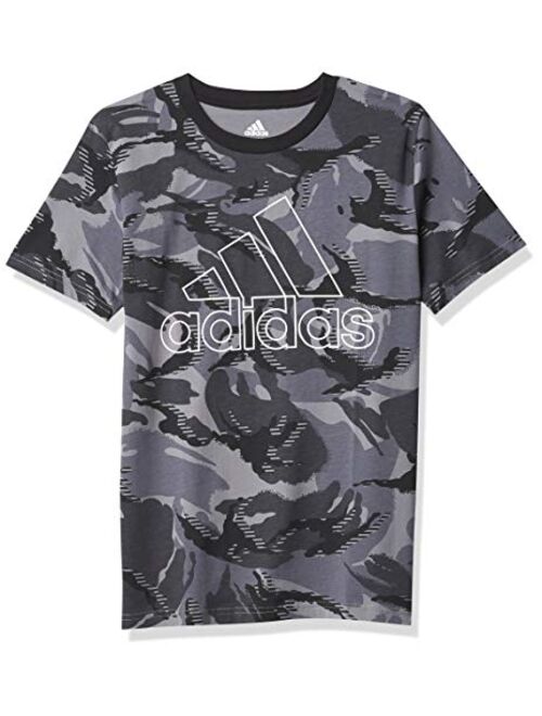 adidas Boys' Action Camo T-Shirt