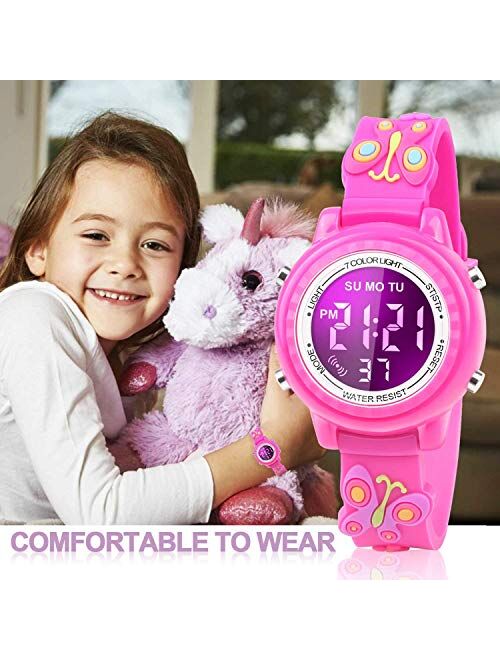 Viposoon Unicorn Gift for Kids Age 3 4 5 6 7 8 9, Watches for 4-10 Year Old Kids Outdoor Toys for Boys Girls - Best Gifts