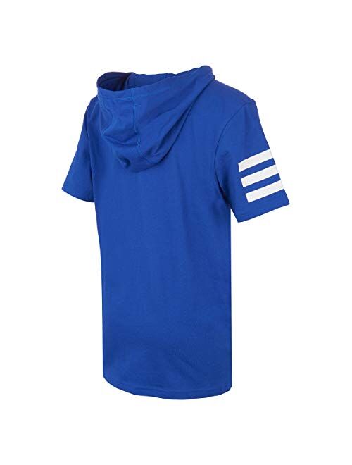 adidas Boys' Big Short Sleeve Hooded T-Shirt