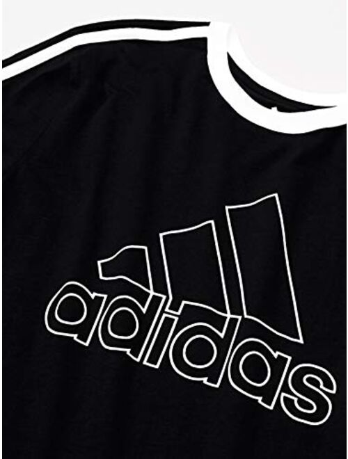 Adidas Black Cotton Short Sleeves t shirt