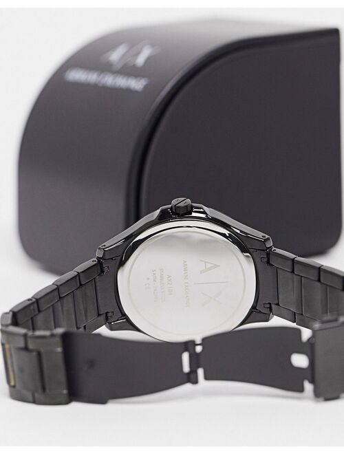 Armani Exchange AX2104 Hampton bracelet watch in black