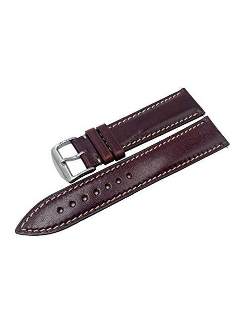 Le Suit Genuine Calfskin Leather Watch Strap 16mm 18mm 19mm 20mm 21mm 22mm 24mm Men‘s Watch bands - Quick Release Strap with Stainless Steel Buckle for Women - Waterproof Calf Le