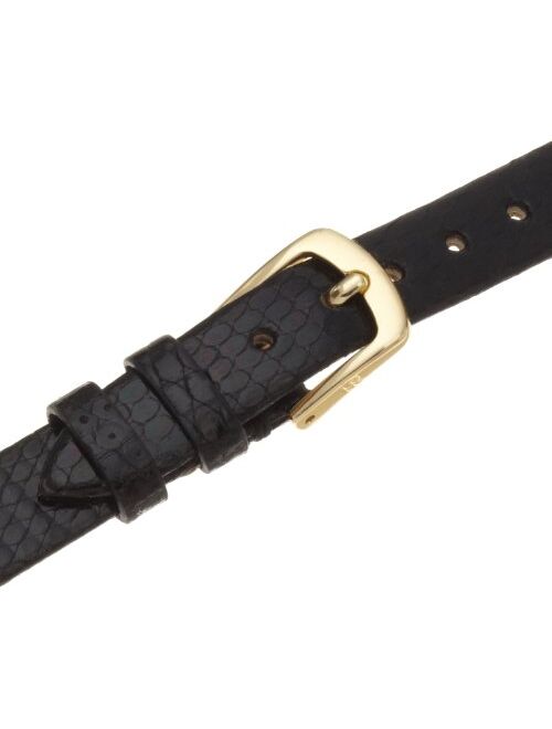 Hadley Roma Hadley-Roma Women's 12mm Leather Watch Strap, Color:Black (Model: LSL700LA 120)