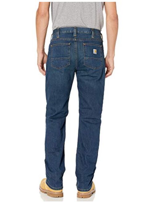 Carhartt Men's Rugged Flex Relaxed Fit Straight Leg Knit Lined Jean