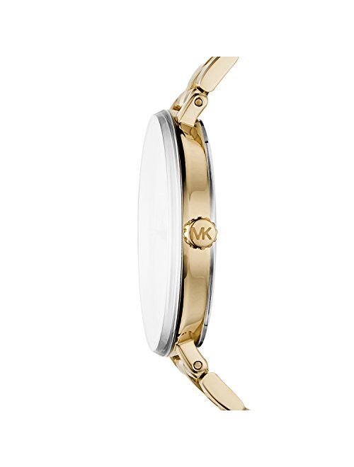 Michael Kors Bridgette Stainless Steel Watch With Glitz Accents