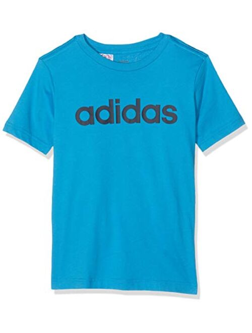 adidas Boys Tshirt Logo Tee Running Essentials Linear Training Kids DV1814 New