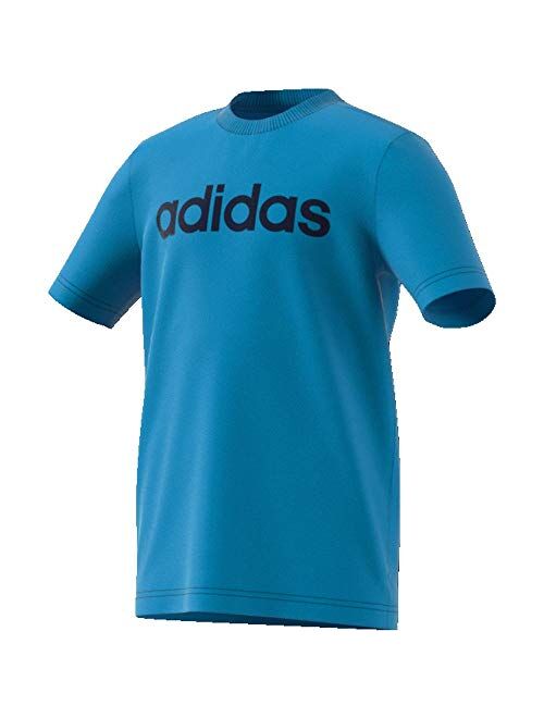 adidas Boys Tshirt Logo Tee Running Essentials Linear Training Kids DV1814 New