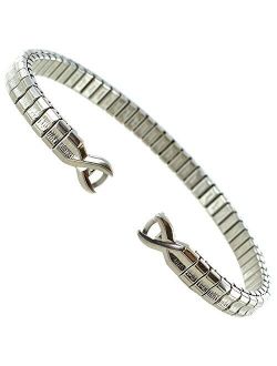 C-Ring Fits Speidel Twist-O-Flex Silver Stainless Steel Ladies Watch Band 2002/02