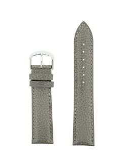 Watch Band Genuine Leather Grey18 millimeters