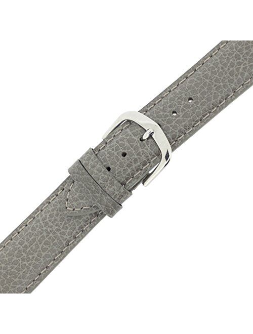 Watch Band Genuine Leather Grey18 millimeters