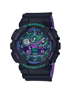 G-Shock GA100BL-1A Black and Purple Resin Watch