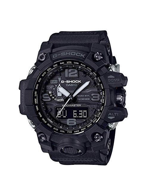 Men's Casio G-Shock Master of G Mudmaster Triple Sensor Black Watch GWG1000-1A1