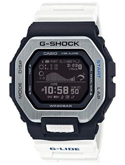 G-Shock Men's Connected Digital G-Lide White Resin Strap Watch 46mm GBX100-7