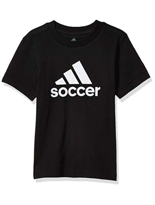 adidas Boys' Badge of Sport Soccer Tee