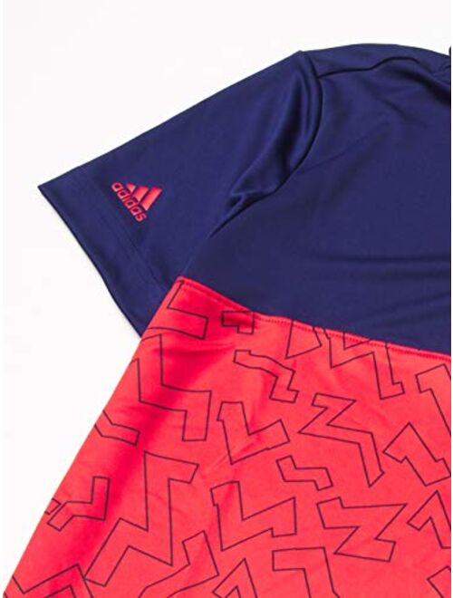 adidas Boys' Graphic Block Polo Shirt