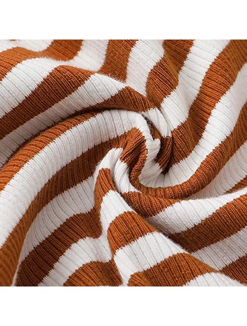 Newborn Infant Baby Girl Bow Sleeveless T-Shirt Halter Vest Tank Crop Tops Rainbow Shorts knitted lounge set 2Pcs Summer Clothes