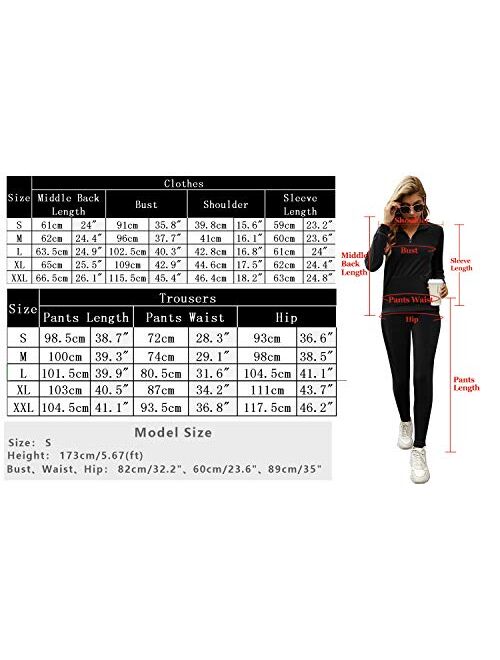 Irevial Women's Zip Up V Neck Crushed Velour Sweatsuits Casual Tracksuit knitted lounge set