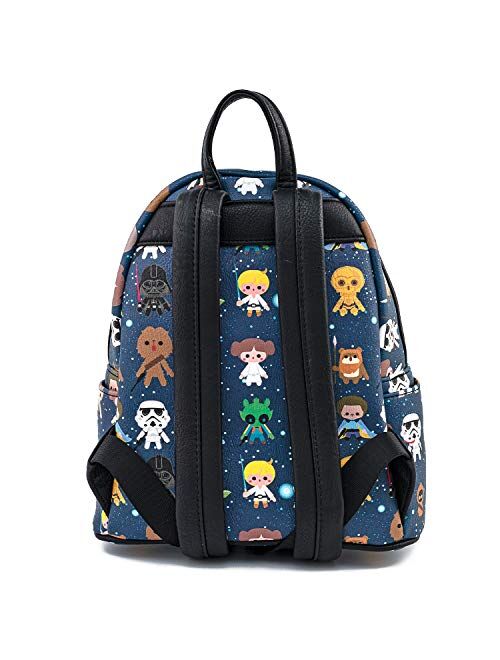 Loungefly Star Wars Chibi Character Print Mini Backpack