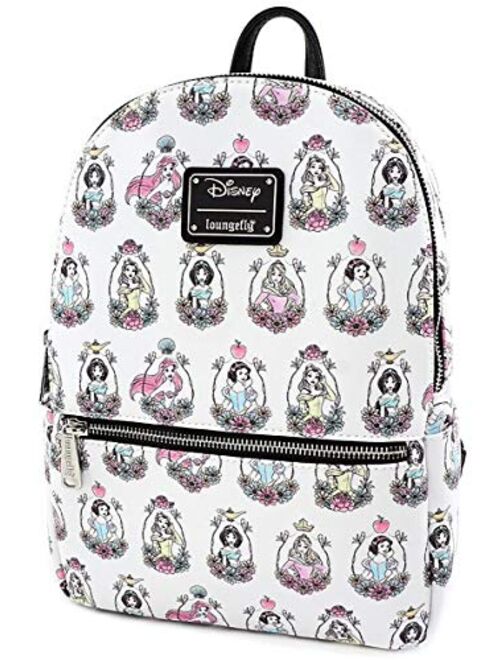 Loungefly Princess Portraits Faux Leather Mini Backpack Standard