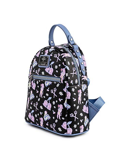 Loungefly Valfre Lucy Art Faux leather Mini Backpack