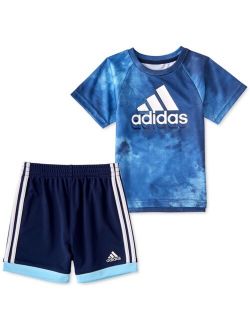 Baby Boys 2-Pc. Logo-Print T-Shirt & Shorts Set