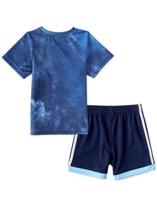 Adidas Baby Boys 2-Pc. Logo-Print T-Shirt & Shorts Set