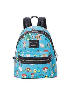x Toy Story Chibi Characters Allover-Print Mini Backpack