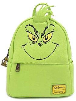 The Grinch Faux Leather Mini Backpack