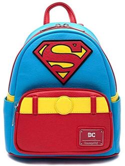 DC Comics Classic Superman Cosplay Faux Leather Mini Backpack