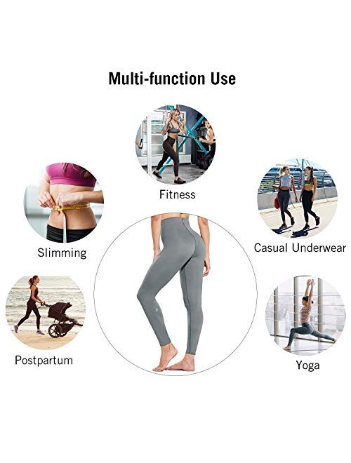 BALEAF Women's Shapewear Postpartum V Leggings for Women Slimming Compression High Waisted Seamless Shaping Pants