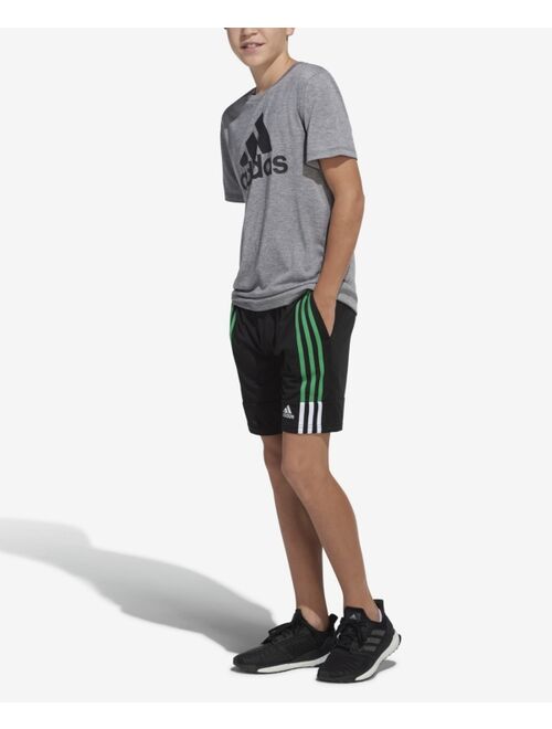 Adidas Big Boys Clashing 3-Stripes Shorts
