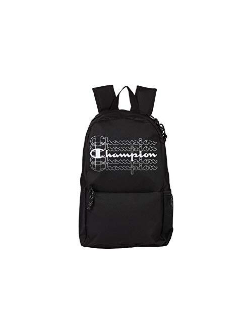 Champion unisex adult Velocity Backpack, Black, One Size US