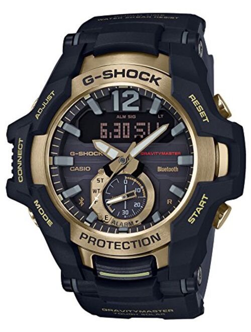 CASIO G-Shock GR-B100GB-1AJF GRAVITYMASTER Black & Gold Series Solar Watch (Japan Domestic Genuine Products)