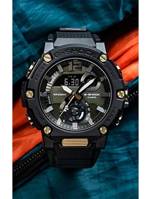 Casio G-Shock GSTB300B-1A Men's Watch, Black x Gold, One Size