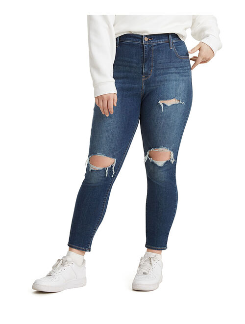 Levi's Checks & Balances Distressed 720™ High-Waist Super Skinny Jeans - Women