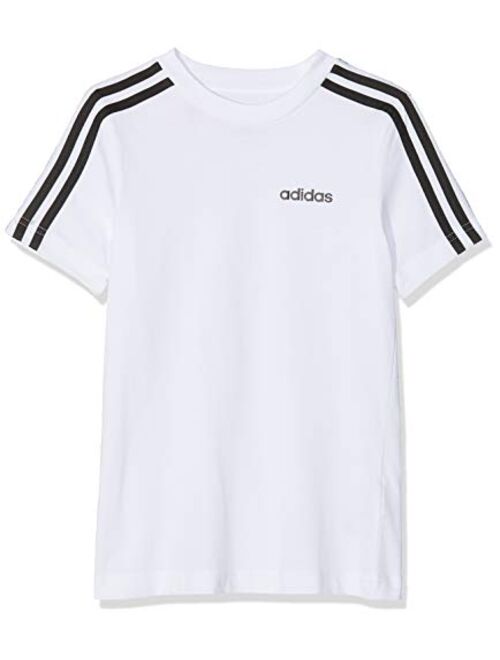 adidas Boys Tshirt Essentials 3-Stripes Tee Training Running Fashion New