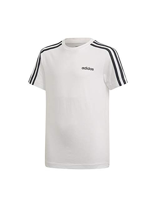 adidas Boys Tshirt Essentials 3-Stripes Tee Training Running Fashion New